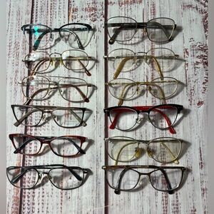 Stylish Women's Glasses Collection one lot of 12 pairs